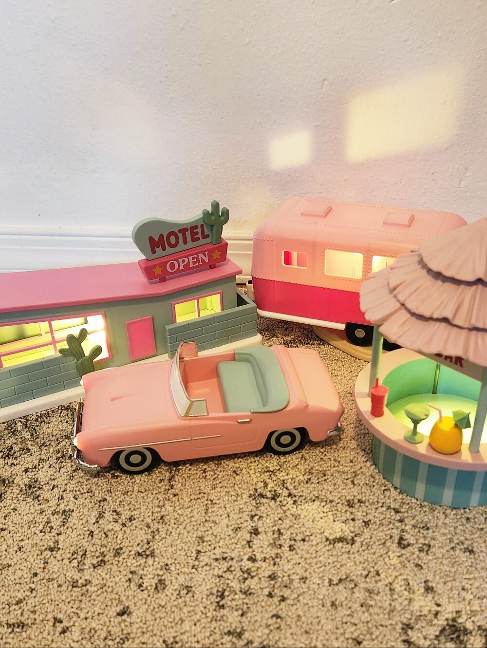Target Bullseye Retro Car, Motel, Tiki Bar & Camper